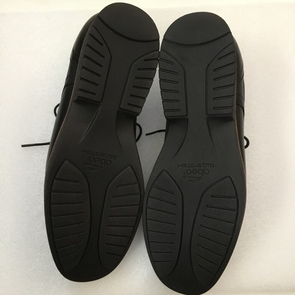 Obeo B.I.O System Black Leather Dress Shoes - Picture 4 of 5